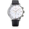 Gioielli Locman Orologi Uomo | 1960 White Dial Stainless Steel Men'S Chrono Watch W/Leather Strap