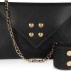 Borse Omely Clutch & Mini | Saffiano Leather Envelope Bag With Wristlet