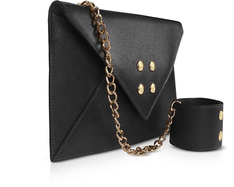 Borse Omely Clutch & Mini | Saffiano Leather Envelope Bag With Wristlet