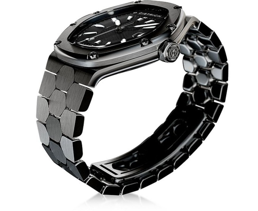 Gioielli Dietrich Orologi Uomo | Time Companion-1 316L Orologio Nero In Acciaio Inossidabile