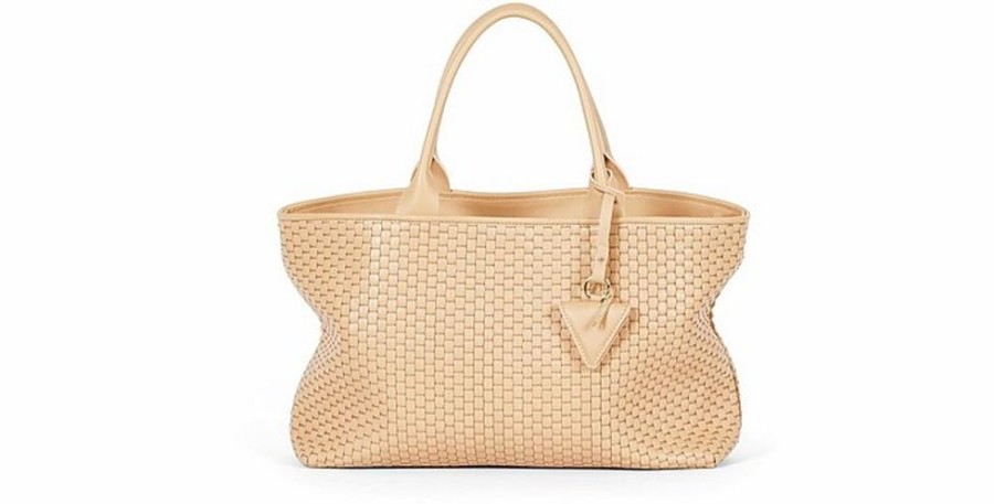 Borse Parise Shopping | Shp-60-M - Woven Leather Tote Bag