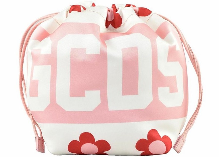 Borse GCDS A Spalla | Women'S White / Pink Handbag