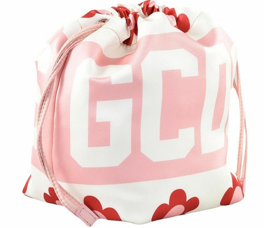 Borse GCDS A Spalla | Women'S White / Pink Handbag