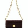 Borse A.Cloud Exotics | Wrap Clutch W/Chain Strap