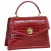 Borse Claudia Firenze A Mano | Cl10995 Filomena - Croco Printed Satchel Bag With Flap