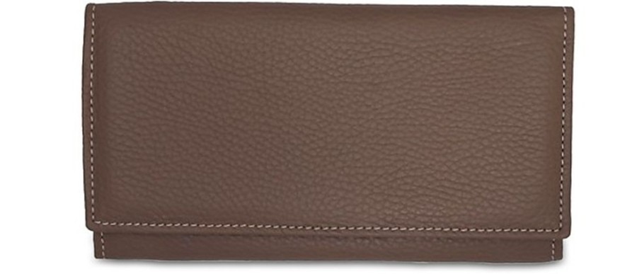 Borse Buti Portafogli & Co. | Embossed Leather Women'S Flap Wallet