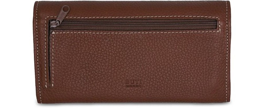 Borse Buti Portafogli & Co. | Embossed Leather Women'S Flap Wallet