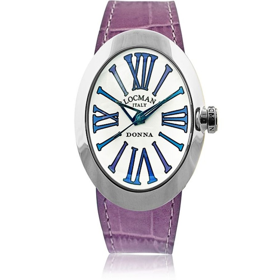 Gioielli Locman Orologi Donna | Change Orologio Da Donna In Acciaio Con Set Di 3 Cinturini In Pelle Cocco