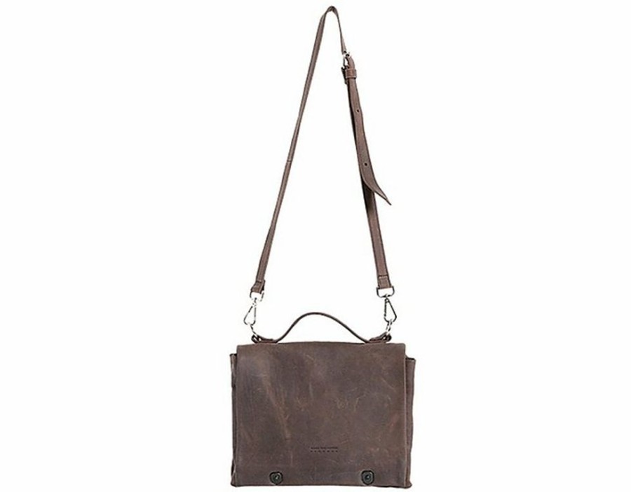 Borse Kara Van Petrol Tracolla | Ra Slim - Dark Brown Crossbody Bag