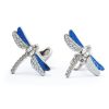 Gioielli Mon Art Gioielli Uomo | Enamel And Brass Men'S Dragonfly Cufflinks