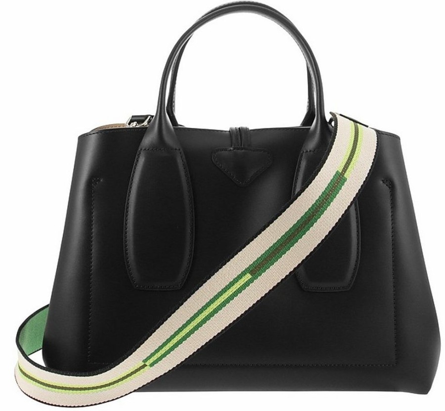 Borse Longchamp A Mano | Roseau - Bag With Fabric Handle And Shoulder Strap