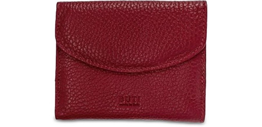 Borse Buti Portafogli & Co. | Squared Embossed Leather Women'S Flap Wallet