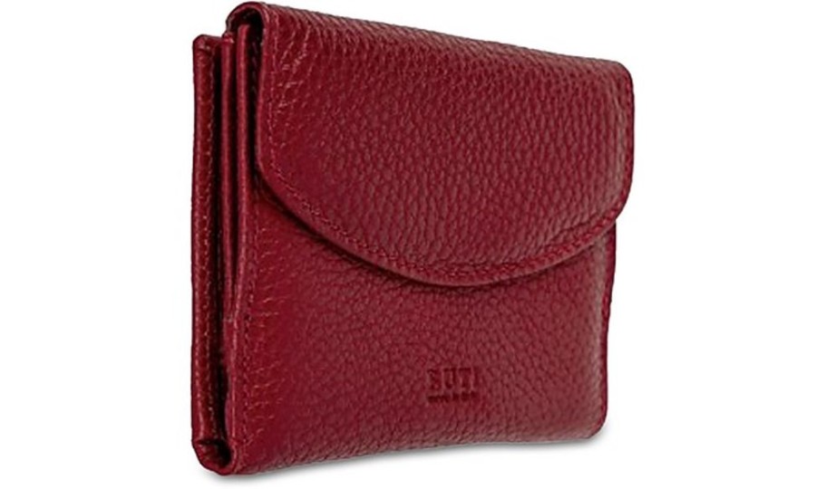 Borse Buti Portafogli & Co. | Squared Embossed Leather Women'S Flap Wallet