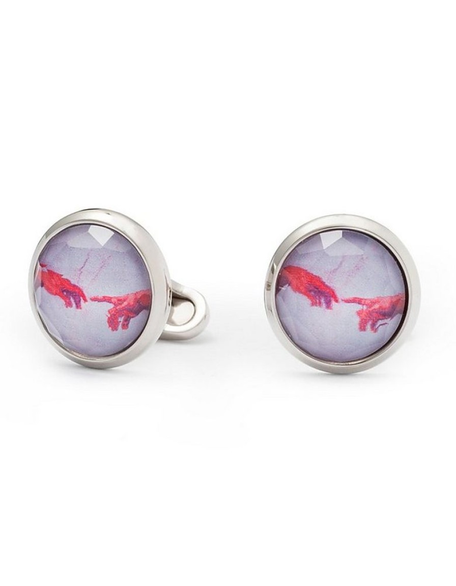 Gioielli Mon Art Gioielli Uomo | Brass And Crystal The Last Judgment Cufflinks