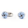 Gioielli Mon Art Gioielli Uomo | Tresse Enamelled Brass Men'S Knot Cufflinks