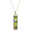 Gioielli Tuscan Jewels Contemporary Jewelry | 18K Gold Plated Sterling Silver Necklace W/5 Cm Ceramic Charm