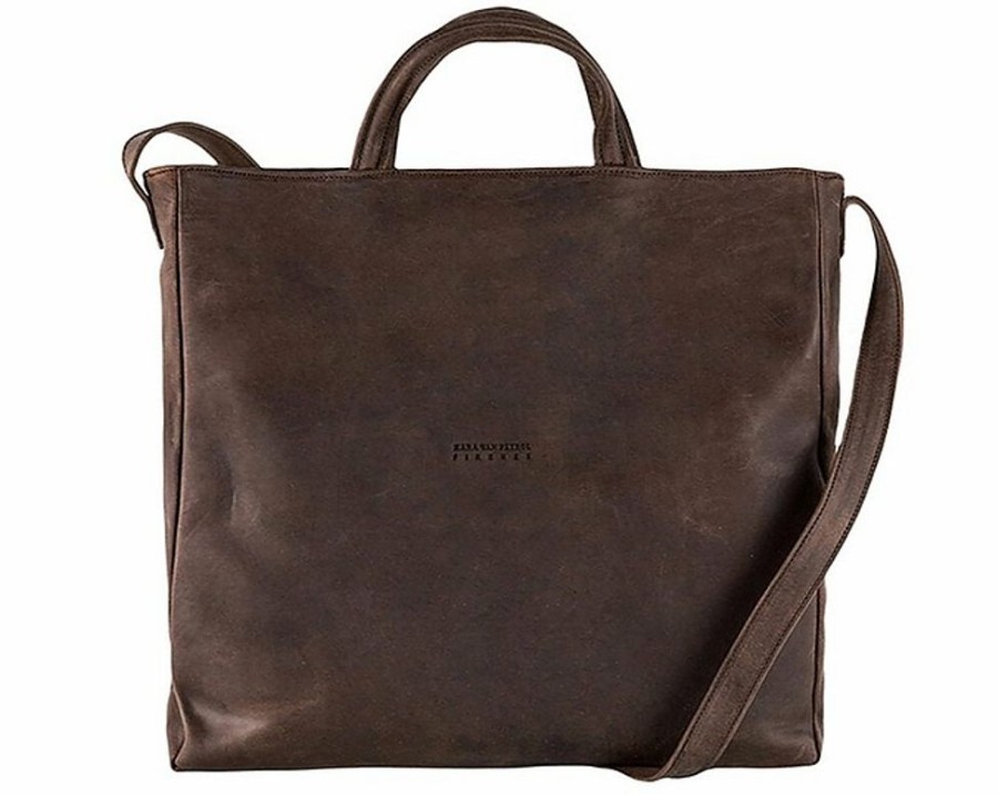 Borse Kara Van Petrol Shopping | Virgricca - Dark Brown Tote Bag