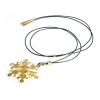 Gioielli Stefano Patriarchi Contemporary Jewelry | Frost Etched Golden Silver Long Necklace