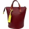 Borse Marco Masi A Mano | 3377 - Brandy And Yellow Top Handle Bag