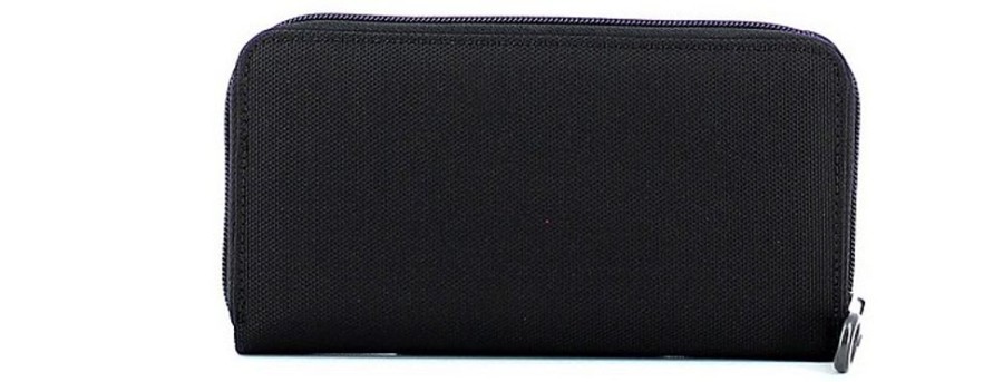 Borse MANDARINA DUCK Portafogli & Co. | Black Md20 Large Zip Around Women'S Purse