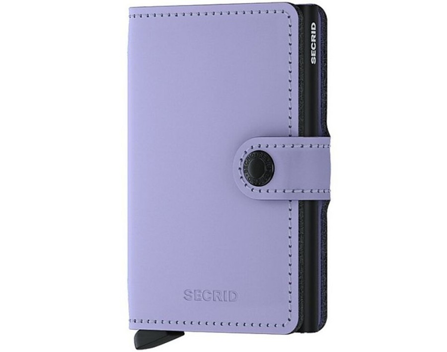 Borse Secrid Portafogli & Co. | Matte Lilac Sliding Wallet