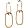 Gioielli Octogony Contemporary Jewelry | Breezy 02 Hoop Drop Earrings