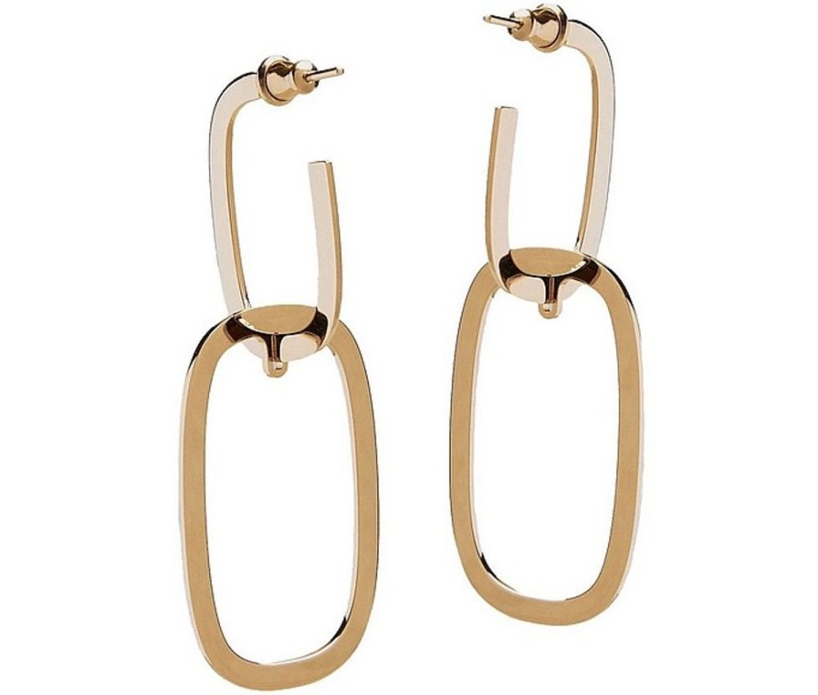 Gioielli Octogony Contemporary Jewelry | Breezy 02 Hoop Drop Earrings