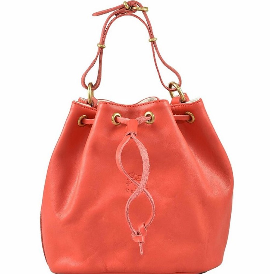 Borse Il Bisonte Bucket | Women'S Red Handbag