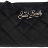 Borse Saint Barth Mc2 Clutch & Mini | Quilted Velvet Clutch Bag