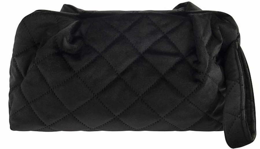 Borse Saint Barth Mc2 Clutch & Mini | Quilted Velvet Clutch Bag