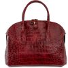 Borse Buti Exotics | Croco Embossed Leather Anita Large Satchel