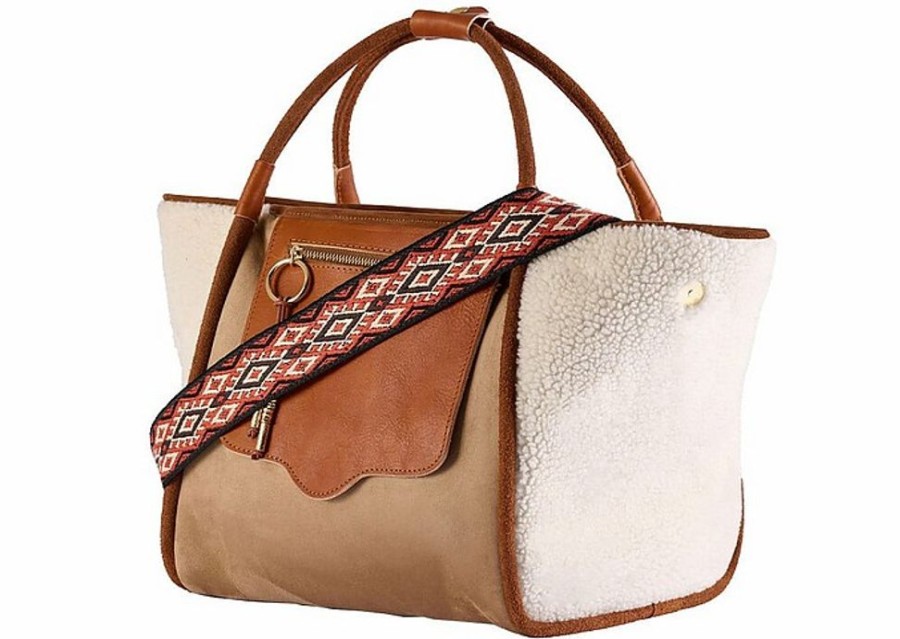 Borse ViaMailBag Shopping | Etoile Suede - Eco-Friendly Faux Sheepskin Tote Bag