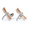 Gioielli Mon Art Gioielli Uomo | Enamel And Brass Men'S Dragonfly Cufflinks