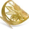 Gioielli Stefano Patriarchi Contemporary Jewelry | Etched Golden Silver Loto Medium Bangle