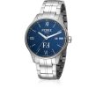 Gioielli Ferre' Milano Orologi Uomo | Blue Quartz Men'S Watch W/ Stainless Steel Strap