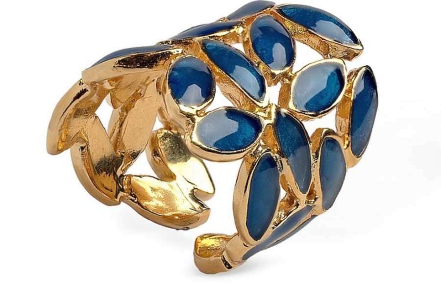 Gioielli Bernard Delettrez Contemporary Jewelry | Rhombs Band Ring With Enamel