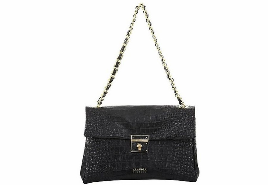 Borse Claudia Firenze A Spalla | C10978 Felicia - Satchel In Croco Printed Calf Leather