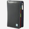 Borse Dudubags Portafogli & Co. | Black Vertical Wallet W/Snap Closure