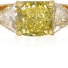 Gioielli Forzieri Fine Jewelry | Anello In Oro Giallo E Diamanti Bianchi E Champagne