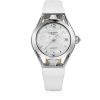 Gioielli Locman Orologi Donna | Montecristo Silver Stainless Steel Women'S Three W/Embossed Leather Strap