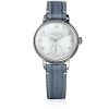 Gioielli Locman Orologi Donna | 1960 Women'S Solo Tempo Stainless Steel Watch W/Blue Leather Strap