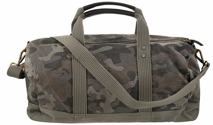 Borse Polo Ralph Lauren Weekender | Camouflage Canvas Duffle Bag With Tiger