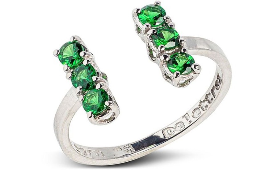 Gioielli Bernard Delettrez Fine Jewelry | Gold Ring With Tsavorites