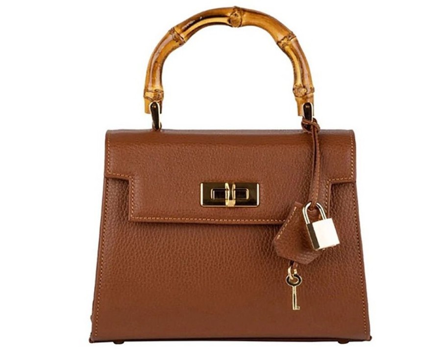 Borse Pelletteria Viviani A Mano | Sara Manico In Pelle - Top Handle Bag