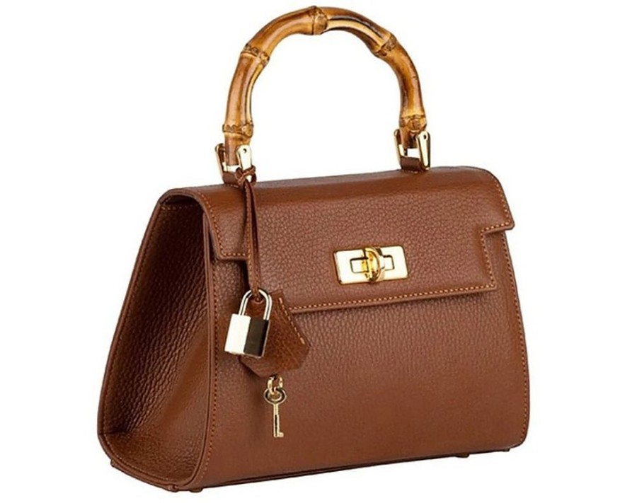 Borse Pelletteria Viviani A Mano | Sara Manico In Pelle - Top Handle Bag