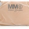 Borse MM6 Maison Martin Margiela Clutch & Mini | Pochette In Jersey Beige E Tulle