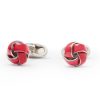 Gioielli Mon Art Gioielli Uomo | Tresse Enamelled Brass Men'S Knot Cufflinks