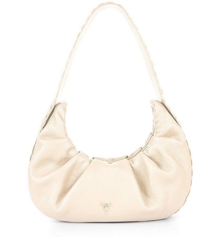 Borse HiVa Atelier A Spalla | Croissant Grained Leather Shoulder Bag