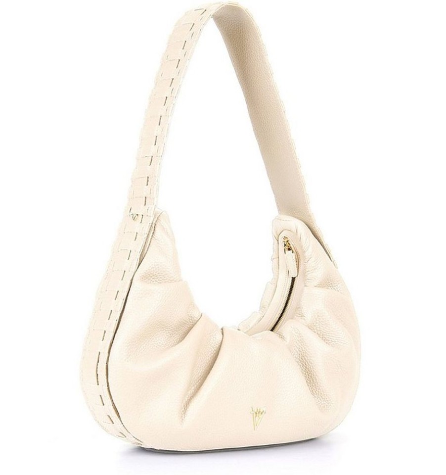 Borse HiVa Atelier A Spalla | Croissant Grained Leather Shoulder Bag