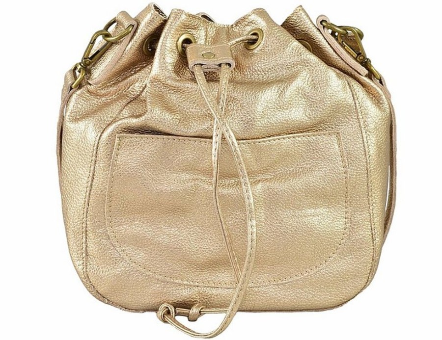 Borse Corsia Bucket | Women'S Gold Handbag